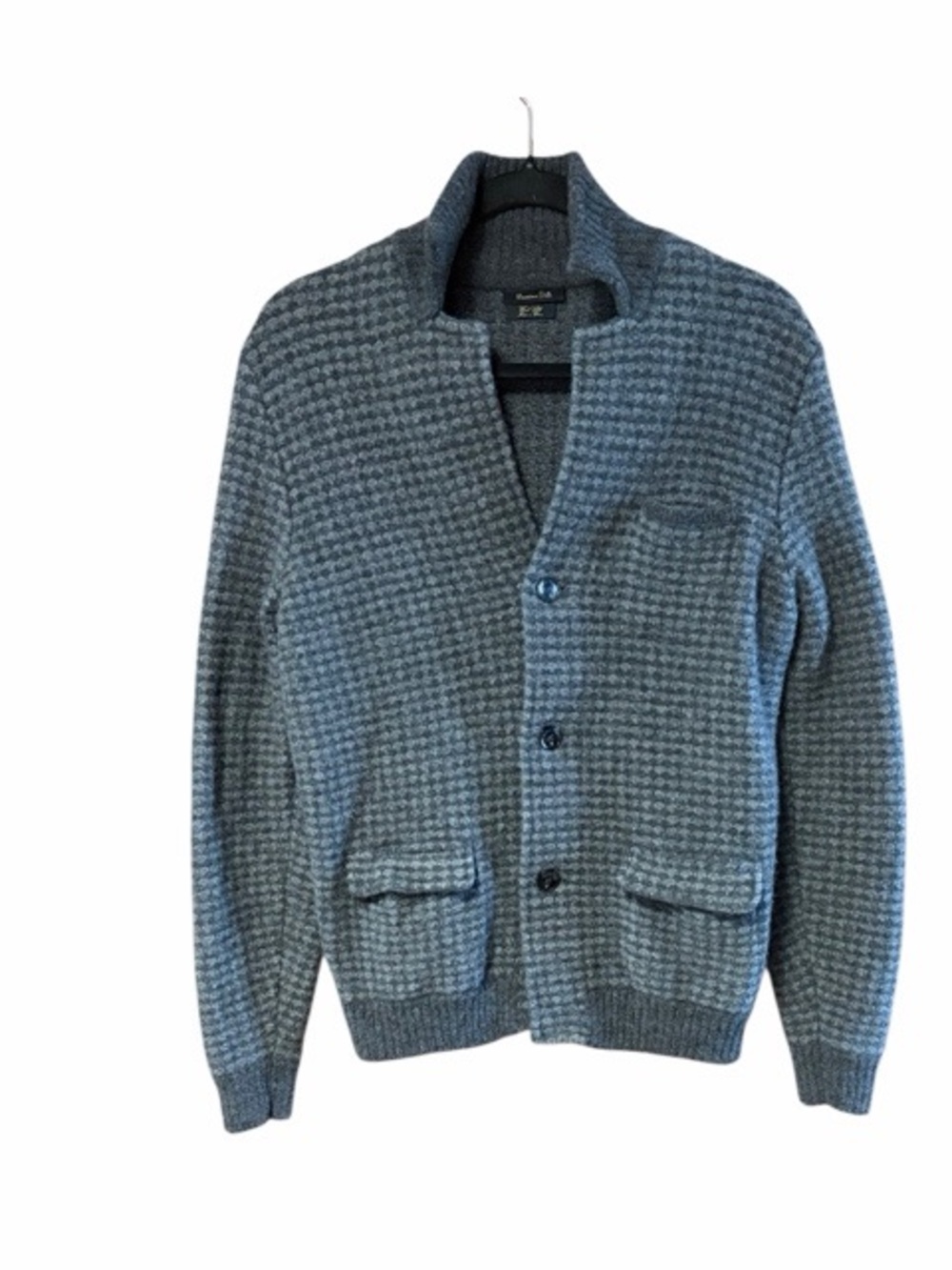 Massimo‎ Dutti Wool Silk Blend Men’s Cardigan Sweater